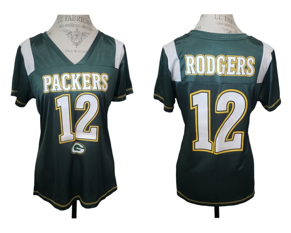 NFL Team Apparel Green Bay Packers Aarron Rodgers No. 12 Short Sleeve Jersey